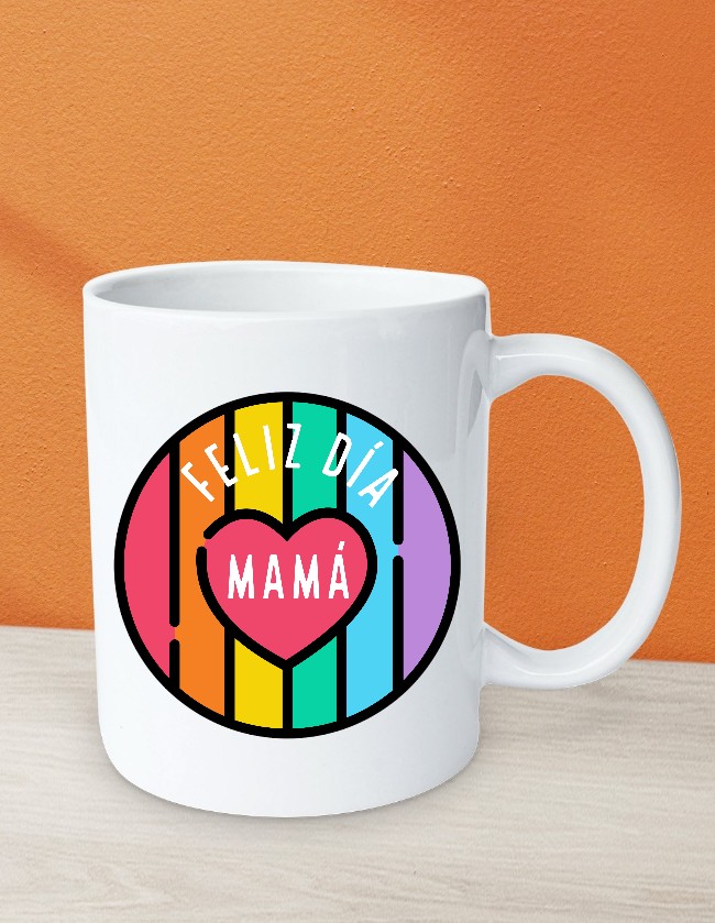 Taza Feliz día Mamá